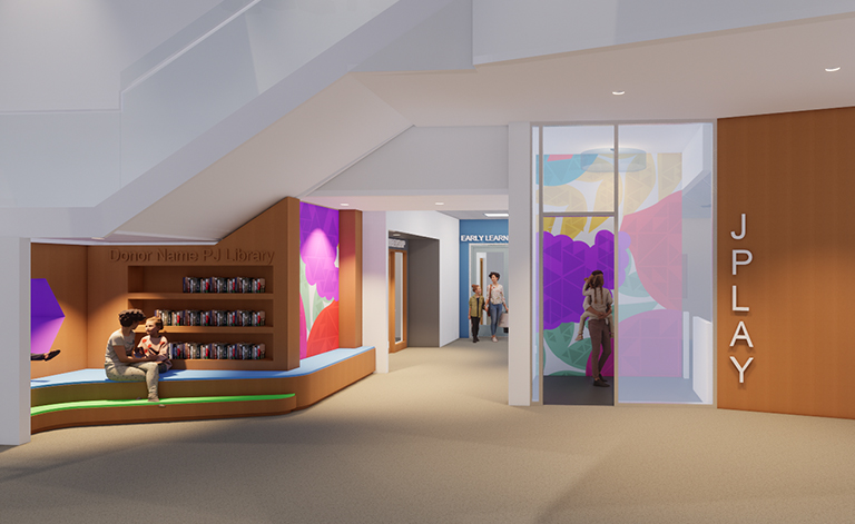 The Early Learning area featuring the Play Library