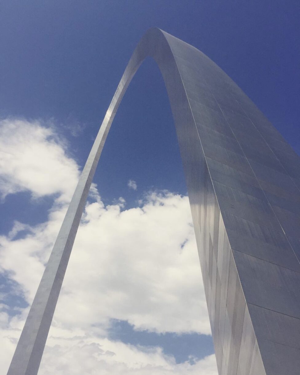 Arch in blue sky